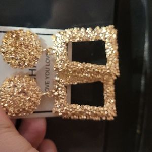 Gold Statement Earrings